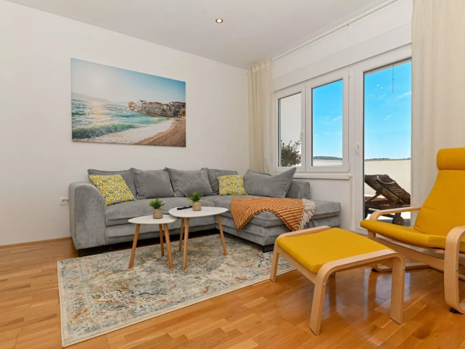 Charmante 2-Zimmer-Wohnung in der Nähe der Altstadt von Trogir-Drinnen