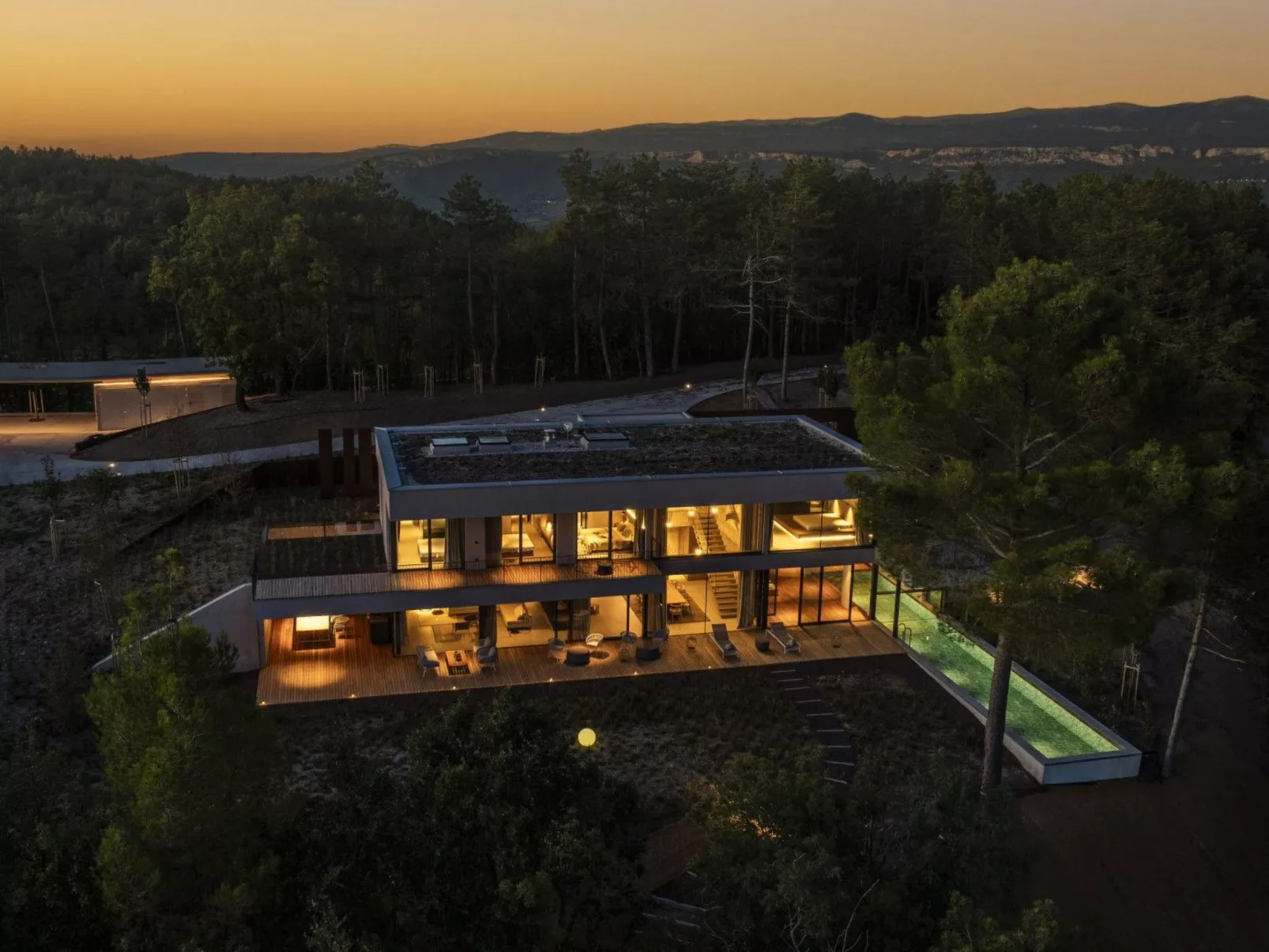 Ferienvilla Villa L Istra mit privatem Pool-Draußen