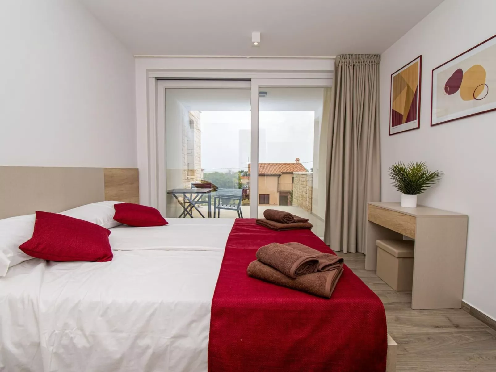 Schöne Villa im Dorf Ližnjan-Drinnen