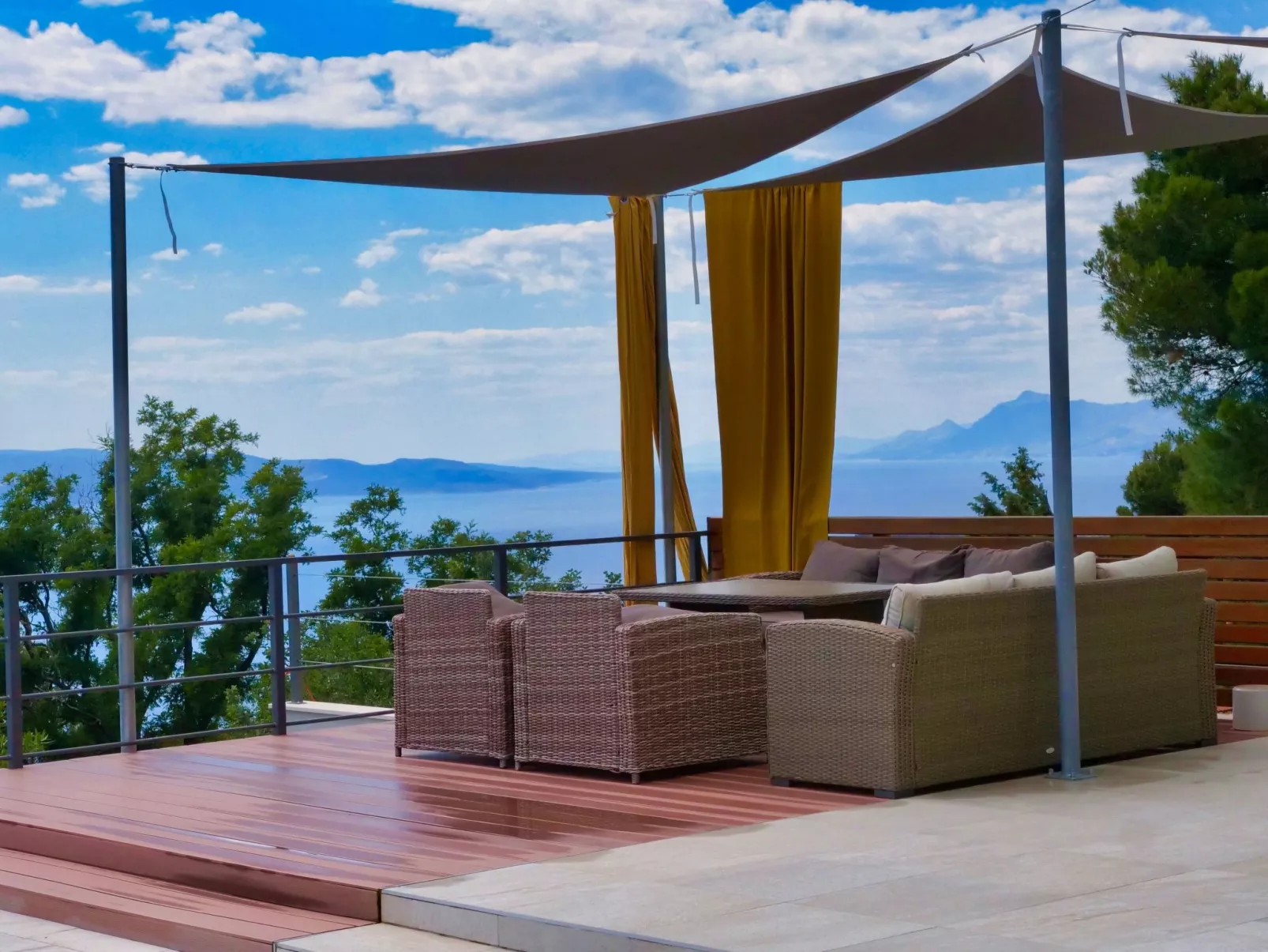 In Šimići mit Privatem Pool-Drinnen