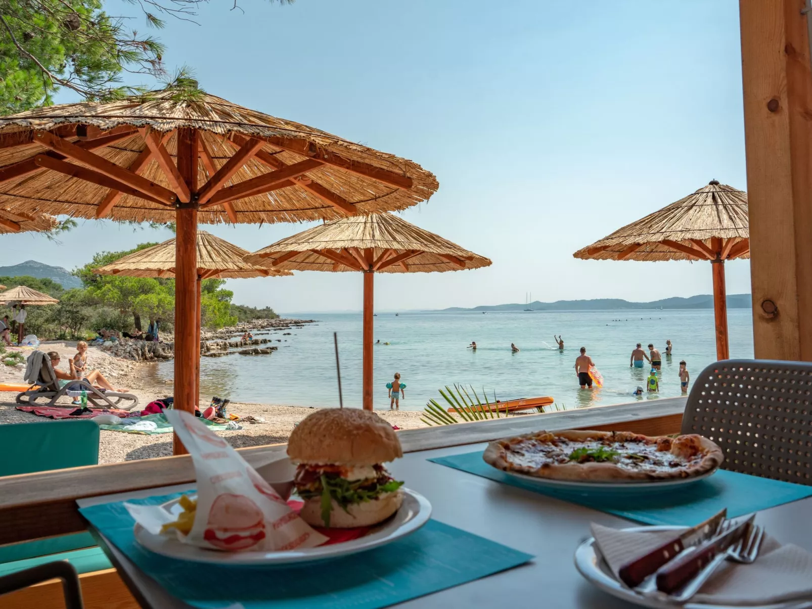 Mobilheim direkt am Strand-Outside