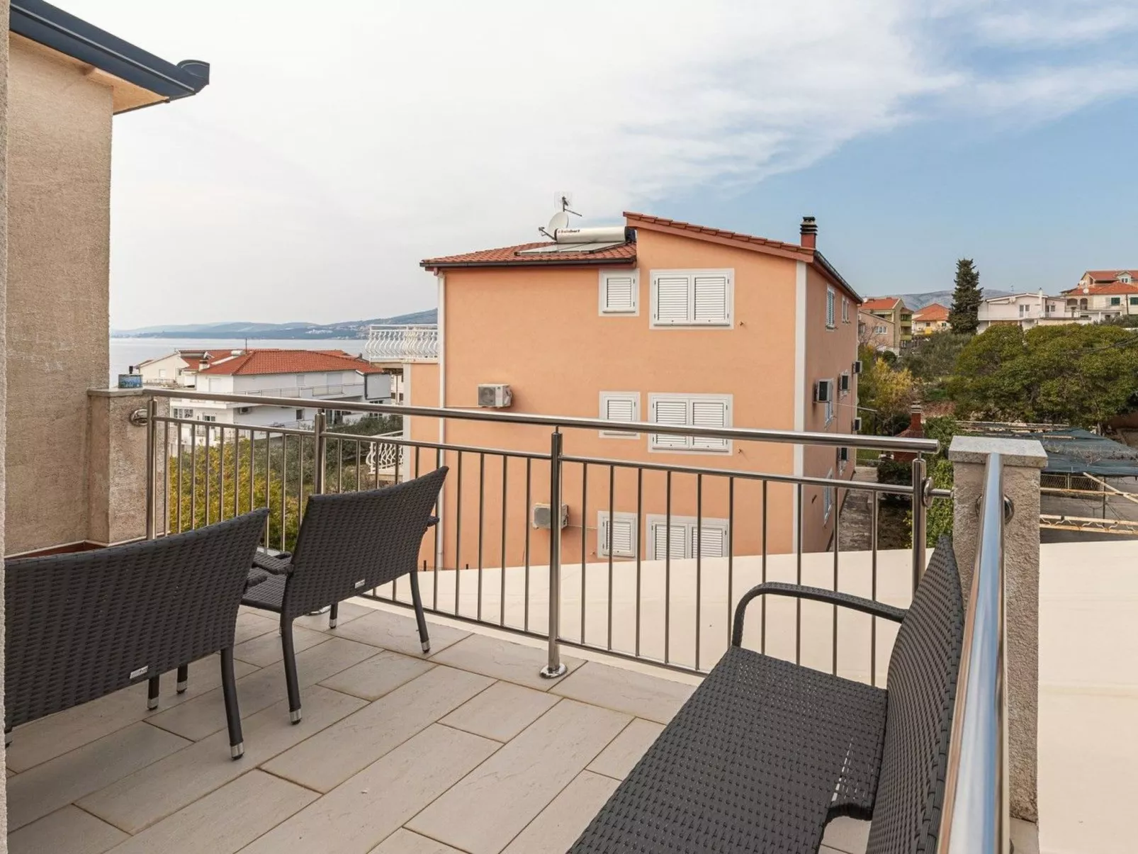 Villa Urban in Trogir mit privatem beheiztem Pool-Dehors