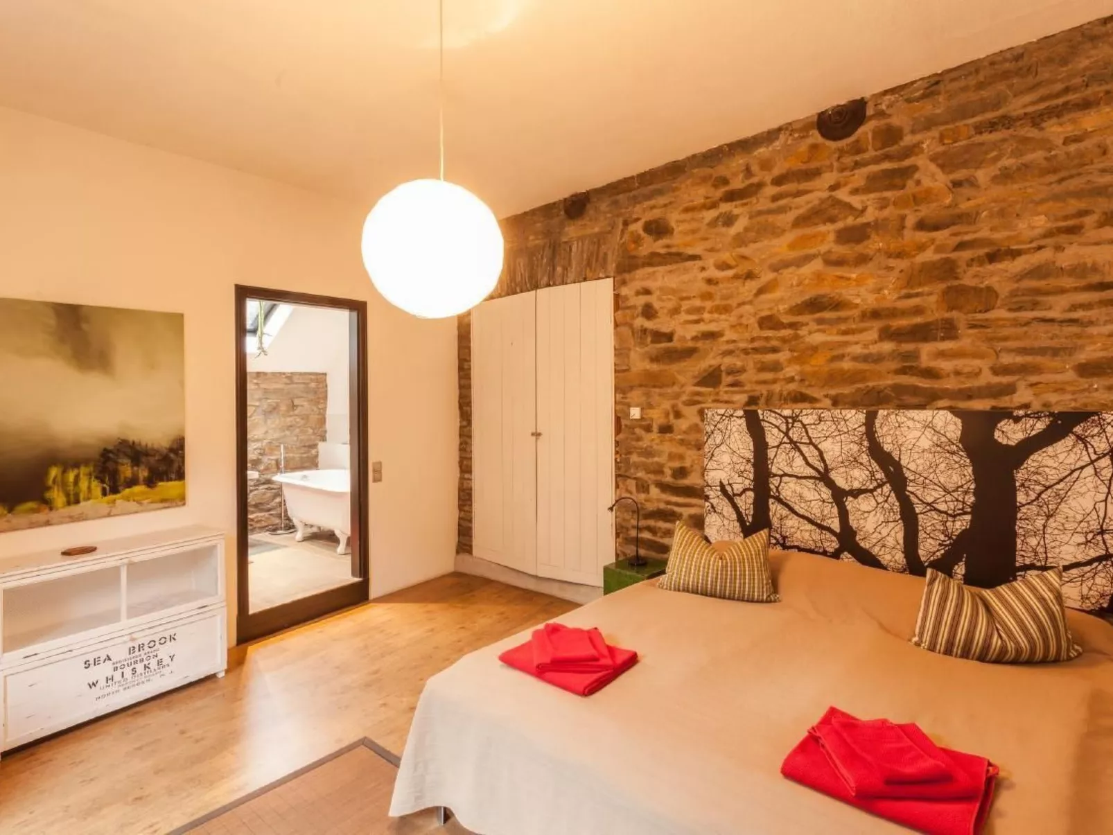 Mit Bergblick-Inside