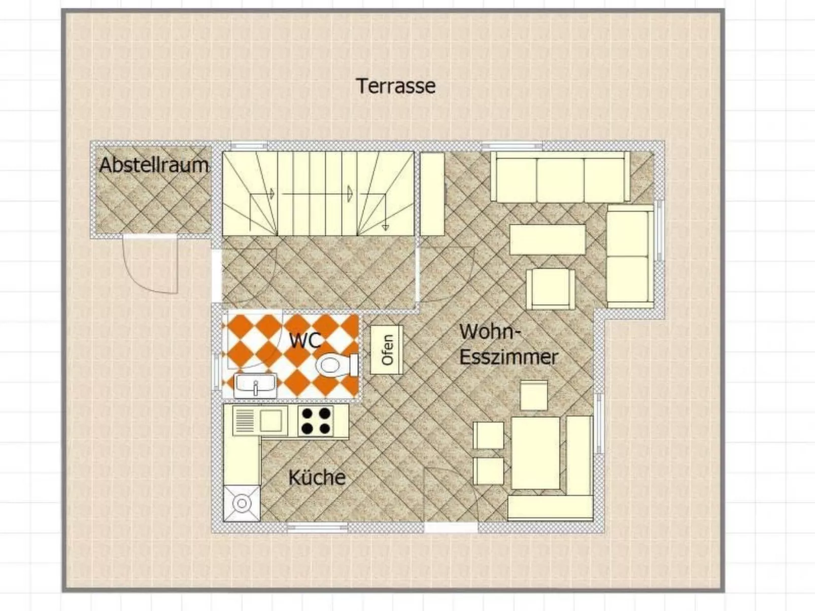 Almchalet Orter in Treffen am Ossiacher See-Drinnen