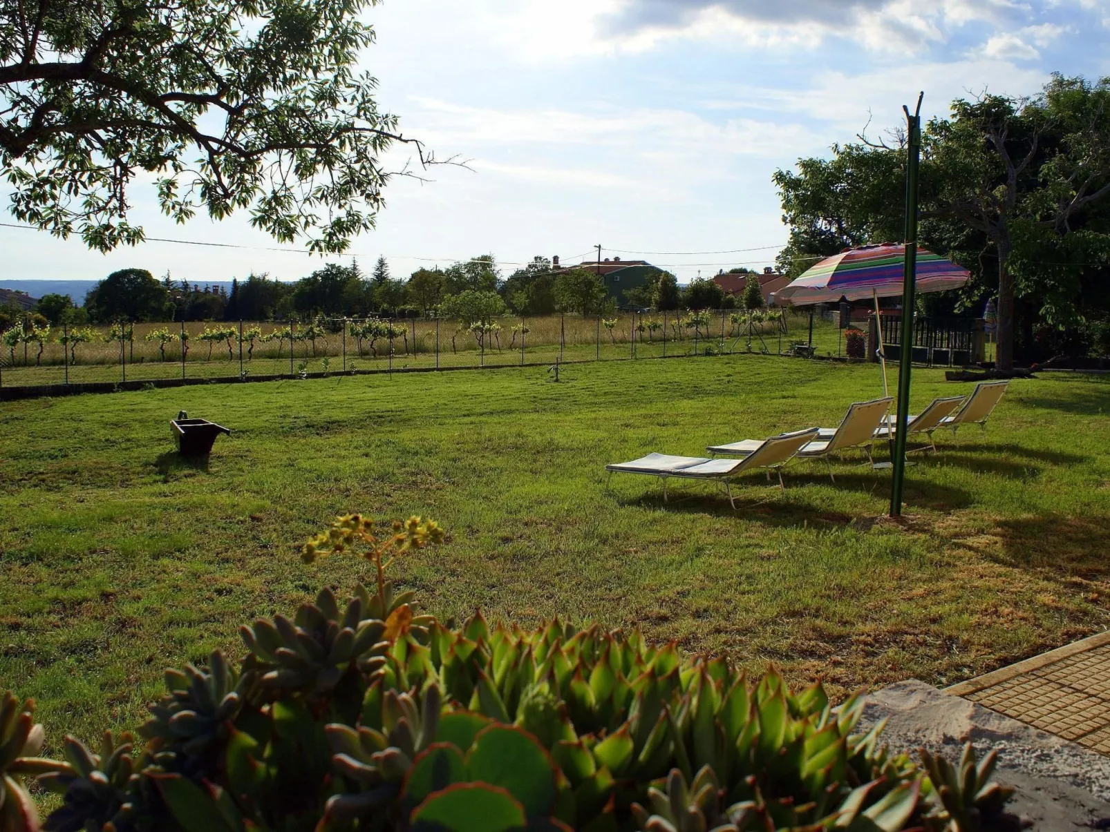 Charmantes Ferienhaus in Bartići mit Terrasse-Draußen
