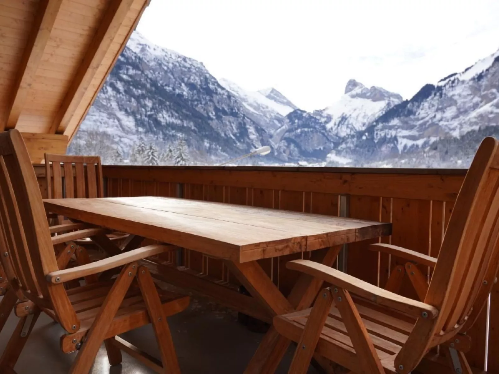 Maisonnette Wohnung Wätterbach Kandersteg - Draußen