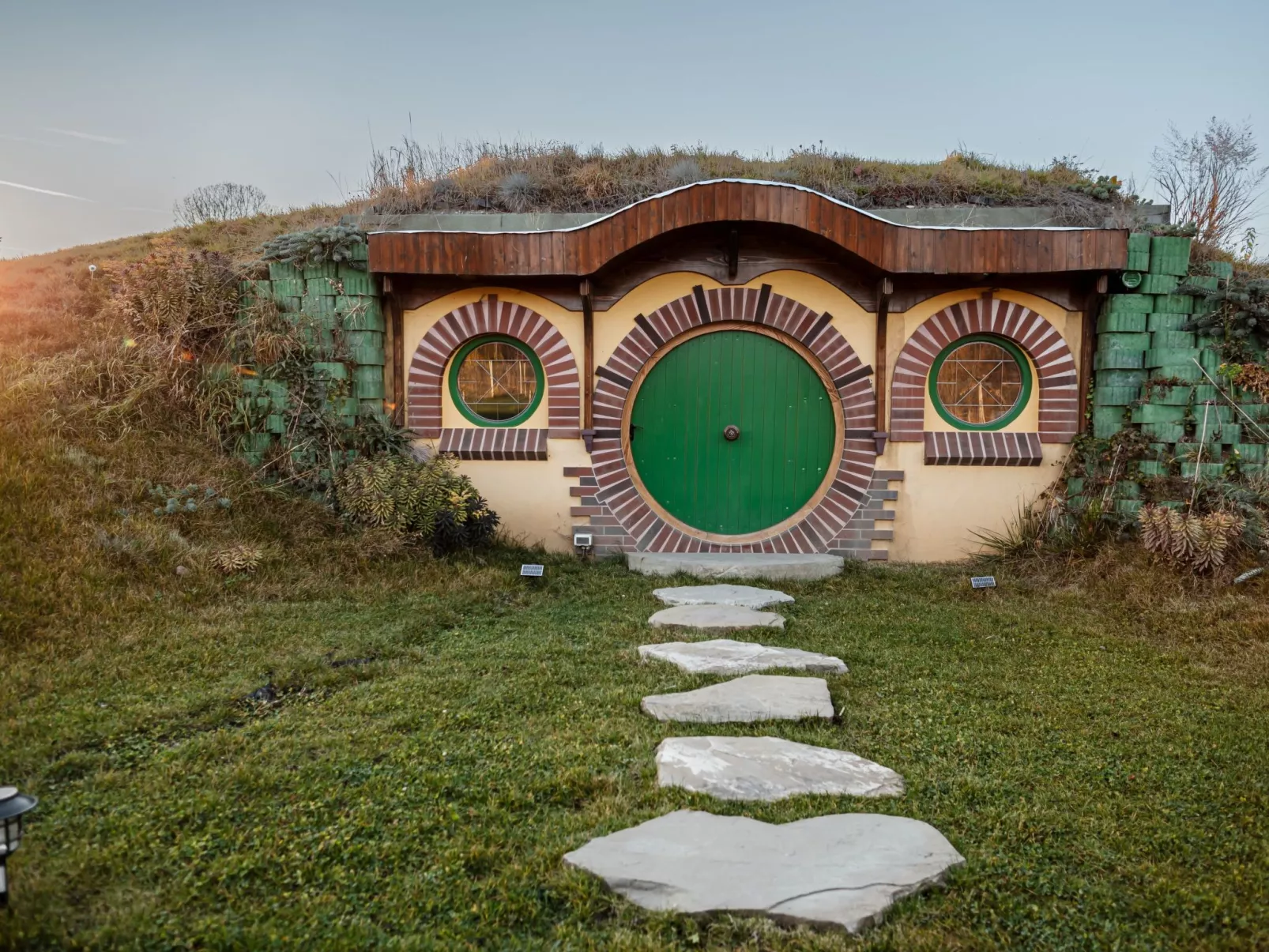 Hobbit House-Draußen