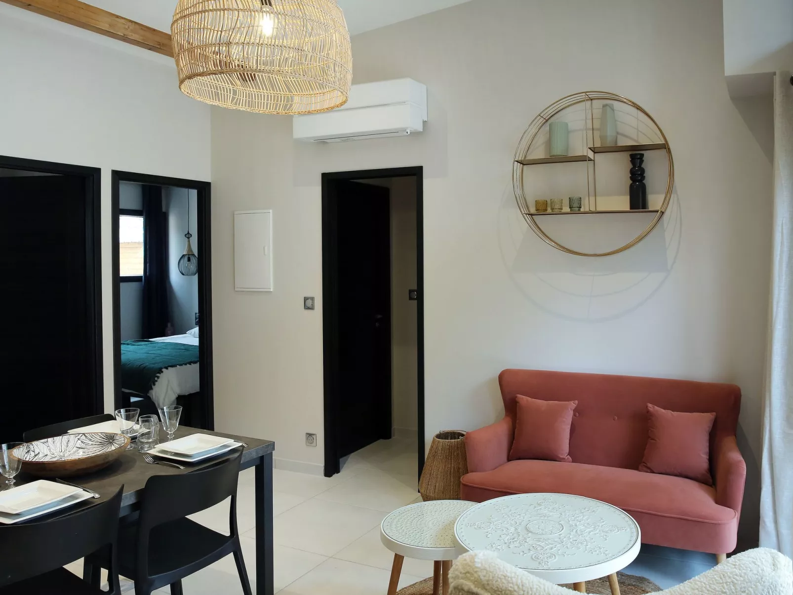 Ecolodge 4 pers mit Spa-Drinnen