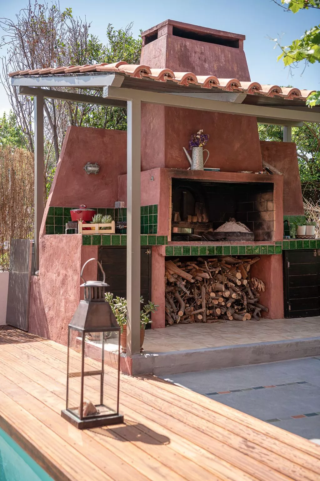 Am Strand mit Pool für eine oder zwei Familien-Dehors