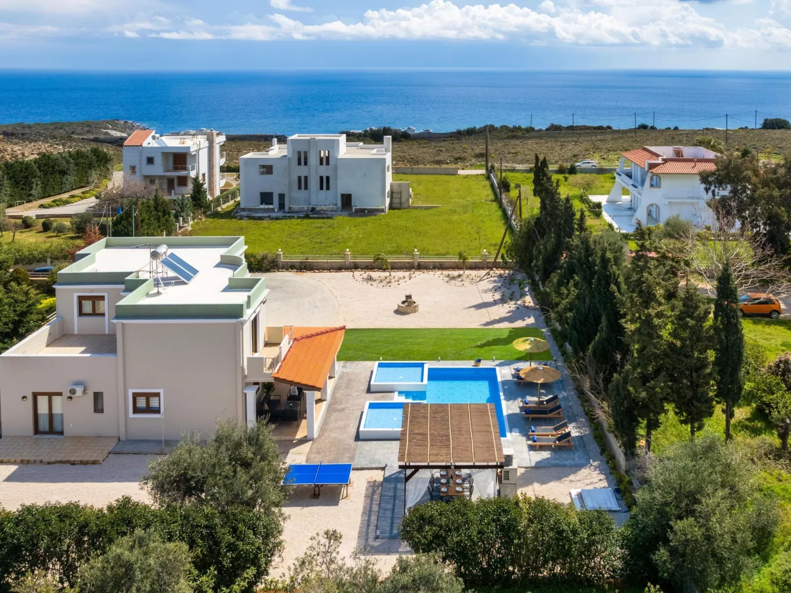 Villa Aileen für 10 Personen auf Rhodos-Dehors