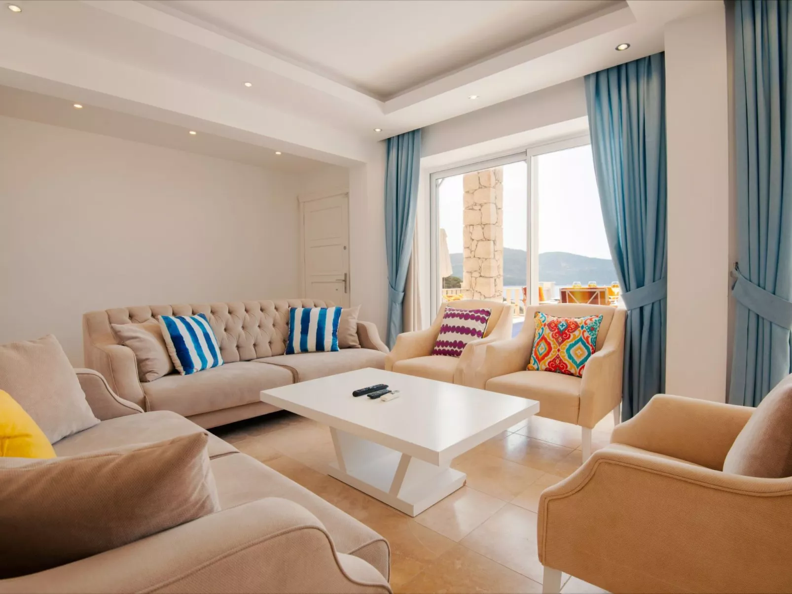 Luxuriöse Natursteinvilla "Ketchy"-Dedans