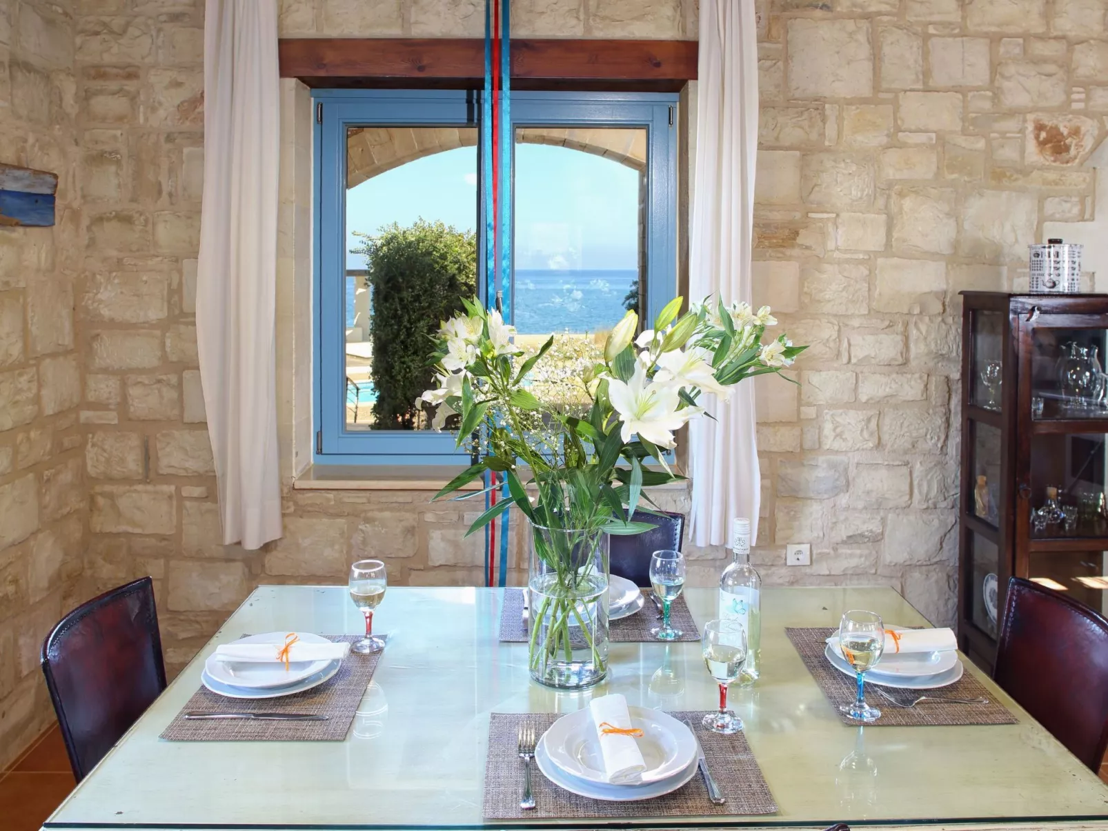 In Kolimvari mit privatem Pool-Drinnen