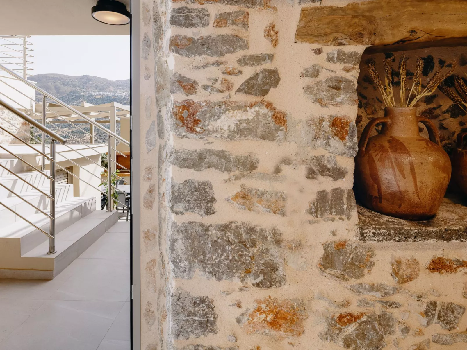 Berghütte "Kedros Villa" mit Bergblick-Dehors