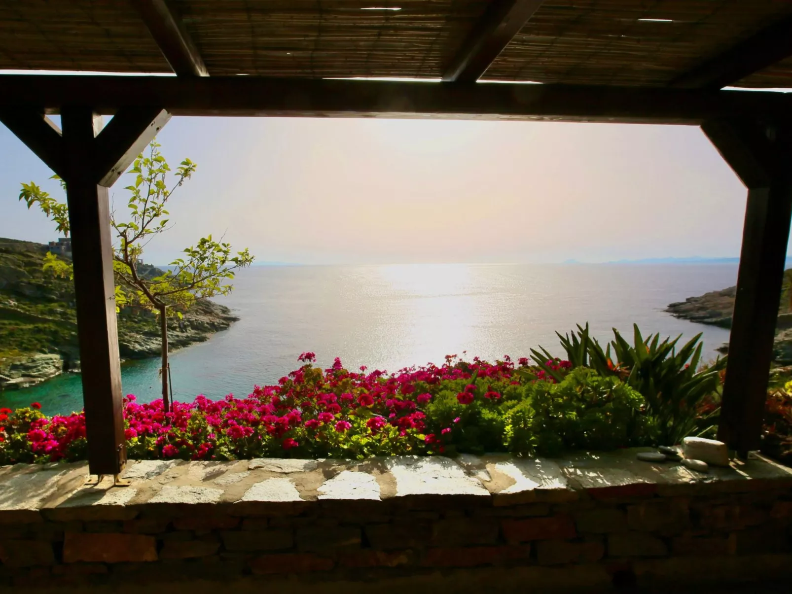 Luxuriöse, ruhige Wohnung direkt am Meer - Privatstrand-Outside