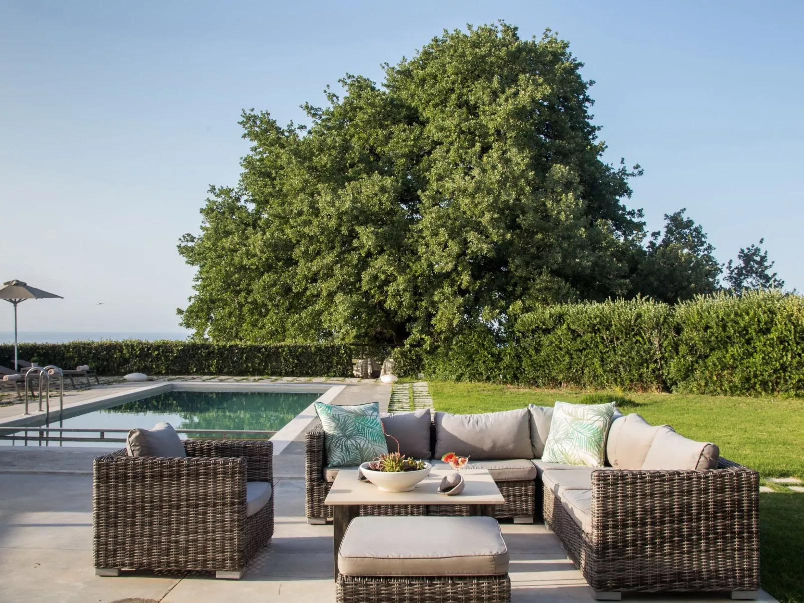 Lux Villa, Beheizter Pool-2km zum Strand,Kinderbereich-Draußen