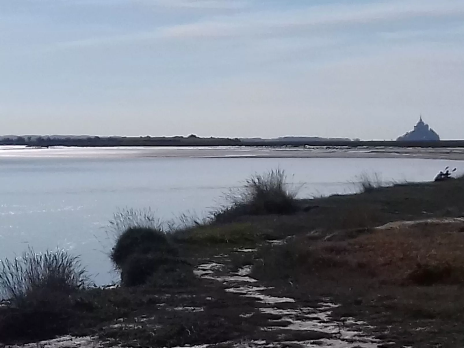 Gite Pamphilienne mit Blick auf Mont Saint Michel-Dehors