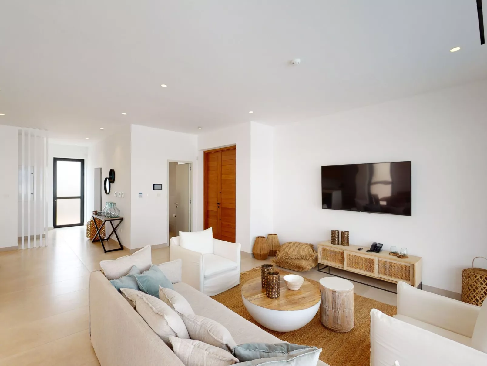 Periyiali Resort - Seitlicher Meerblick Villa Erato - 19-Drinnen