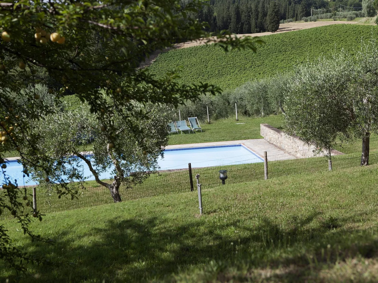 Tetti Capponi' Wohnung mit Gemeinschaftspool-Dehors