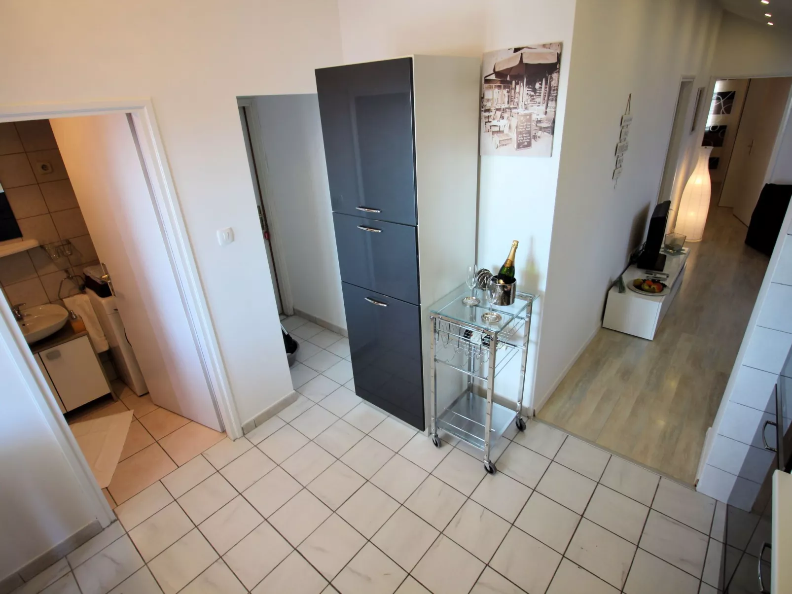 "Evelin" direkt am Strand-Drinnen