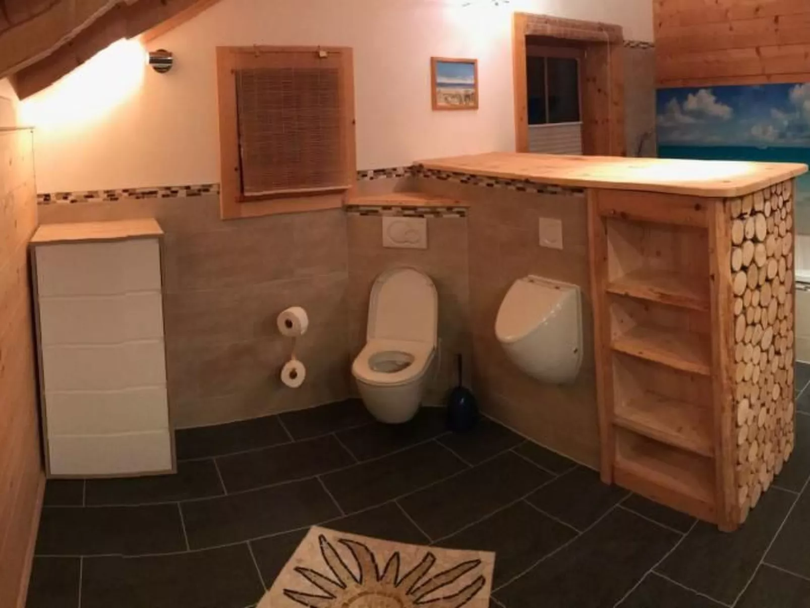 Villa mit Garten, Terrasse und Grill-Dedans