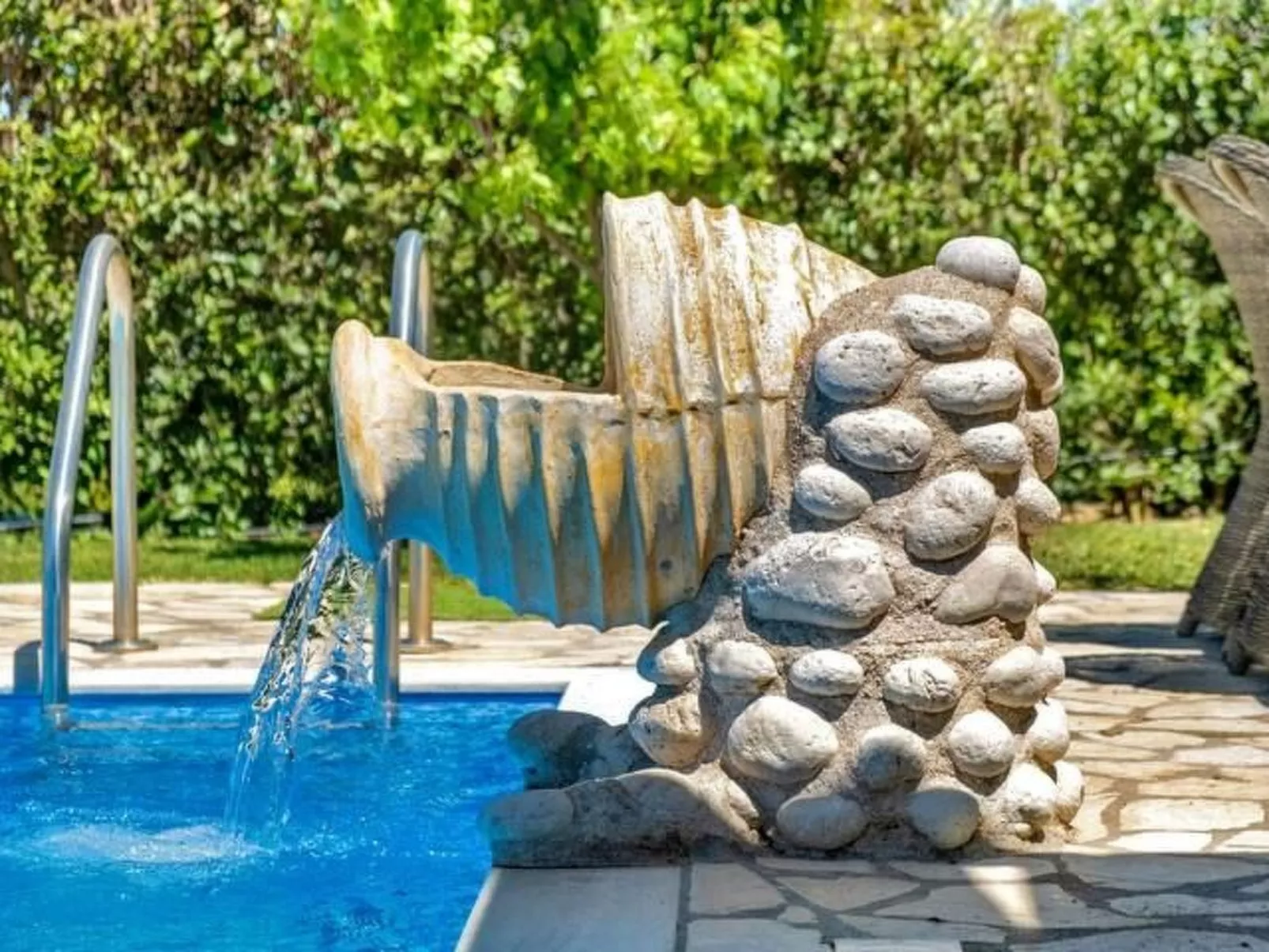 Luxuriöse Steinvilla Emily nahe dem Strand von Mylos-Dehors