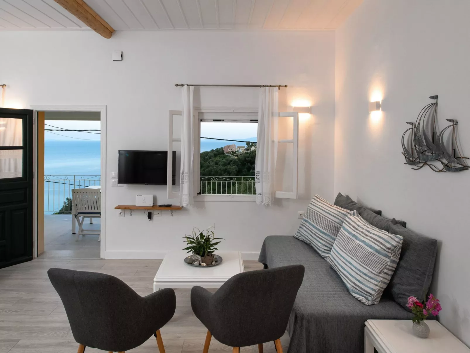 Studio mit atemberaubendem Blick auf das Meer-Dedans