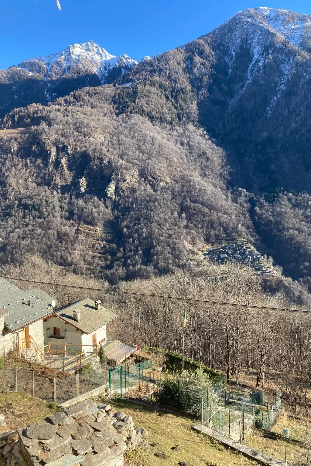 Chalet 'Casa al Pozzo' mit Bergblick-Draußen