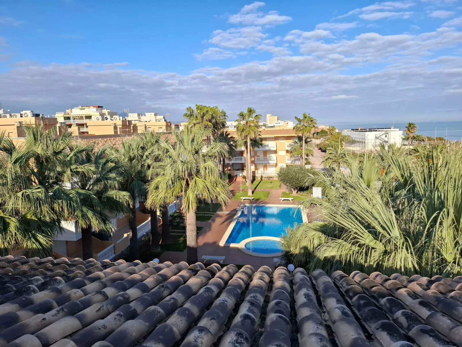 Wohnung Stella, 1. Reihe Meerblick und Palmen-Dehors