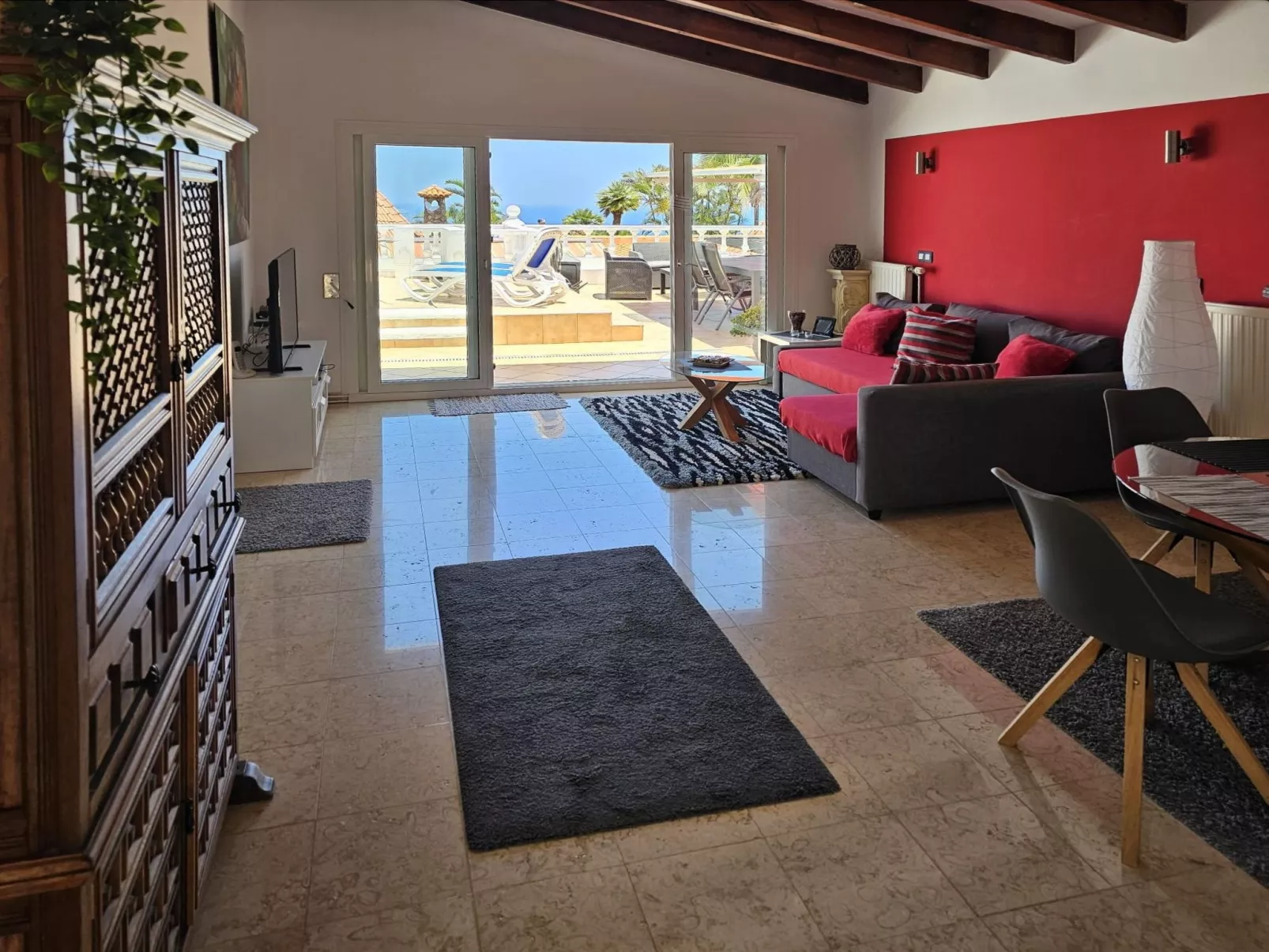 La Palmita mit Meerblick-Drinnen