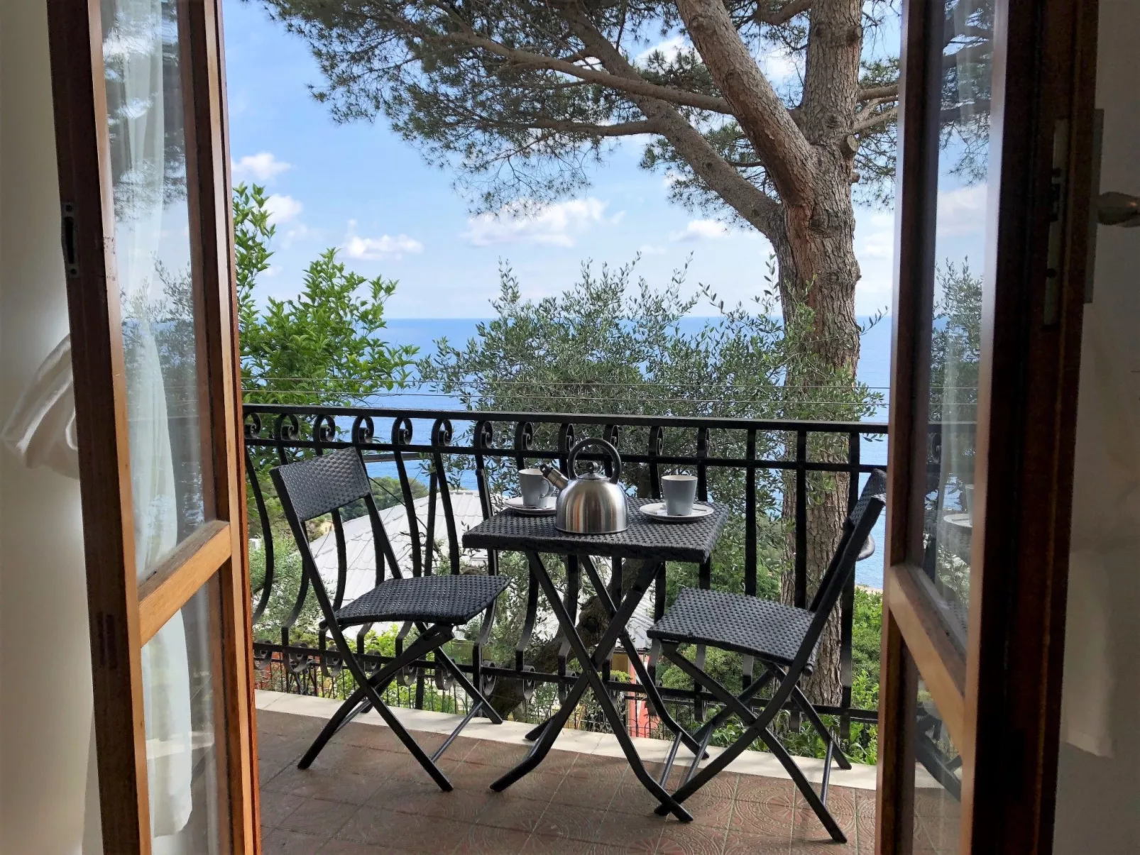 Wohnung in Pieve Ligure mit Terrasse-Dehors