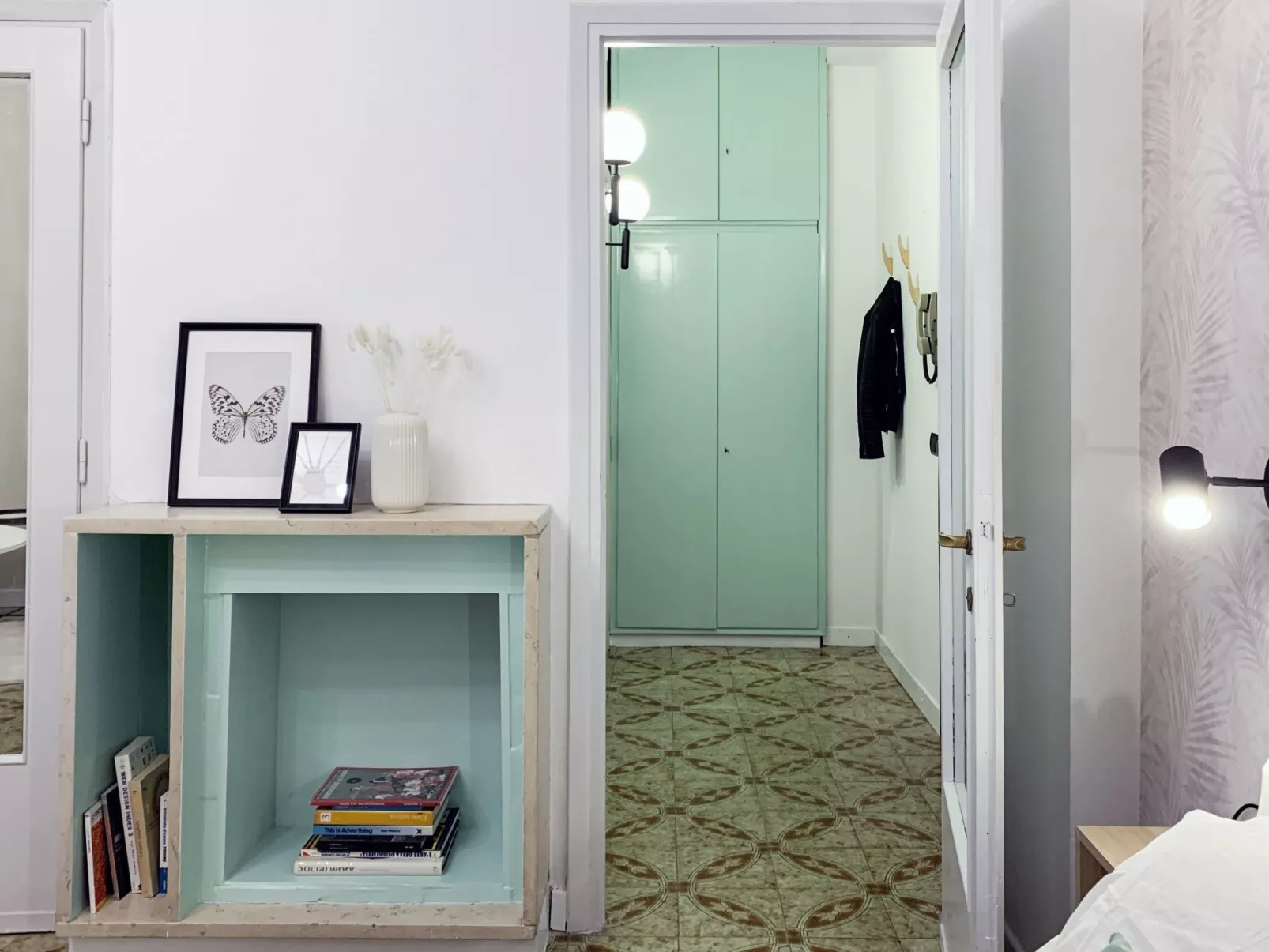 Ein-Zimmer-Wohnung 'Milan' mit Balkon-Drinnen