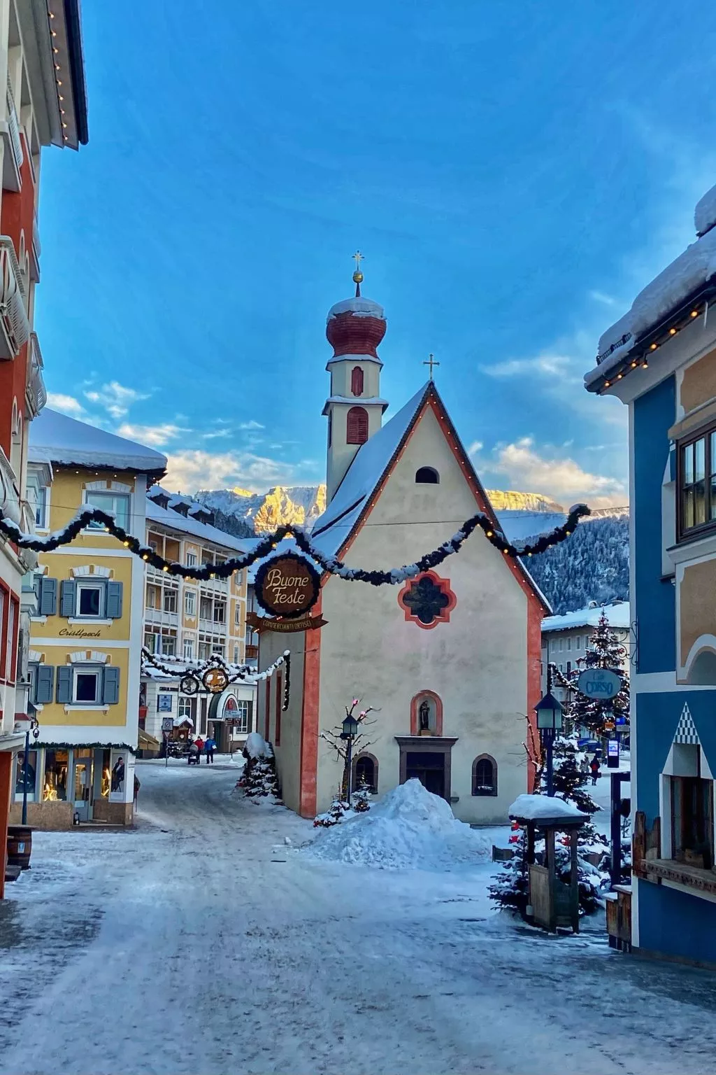 Cesa Vedla DOLOMITES-Draußen