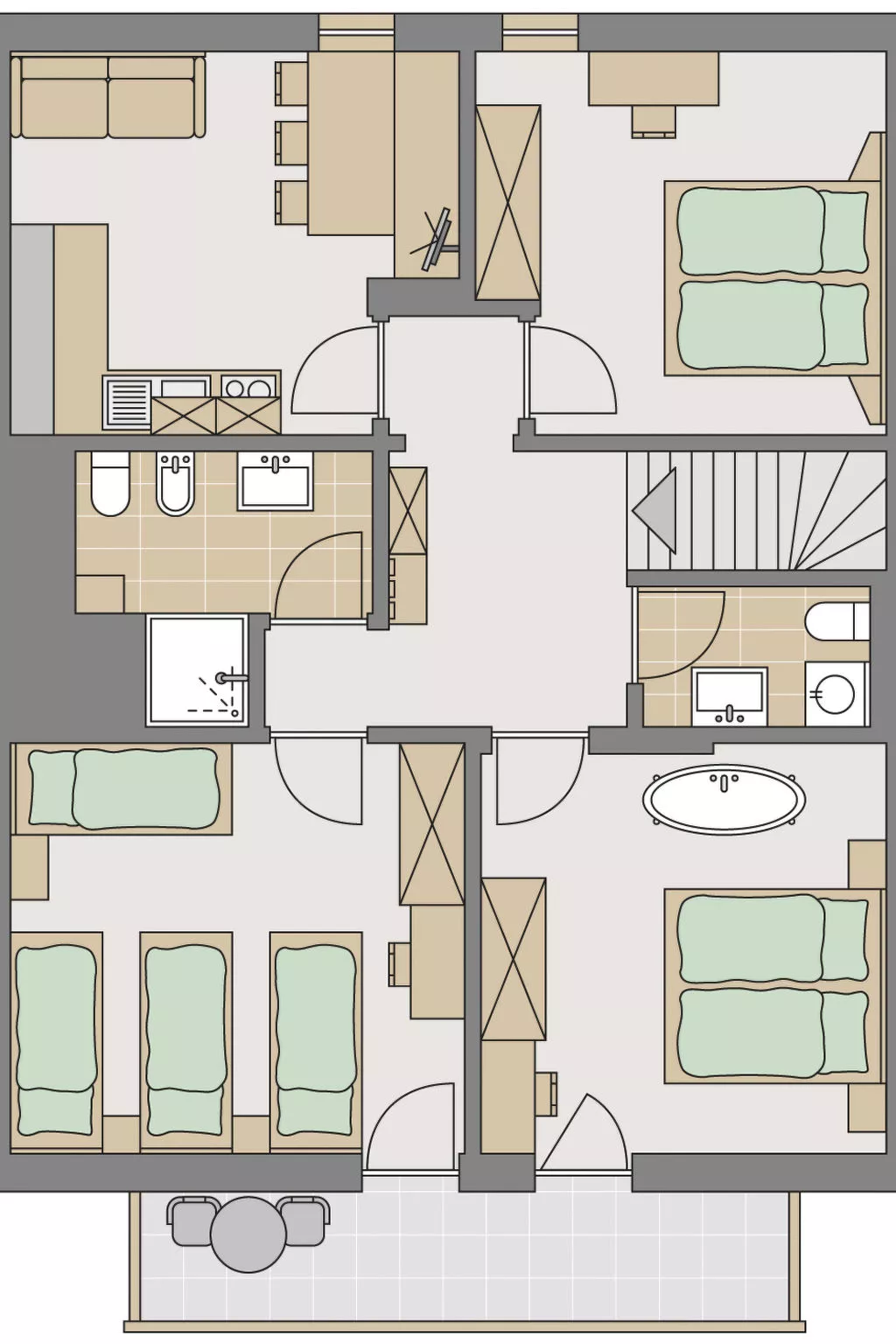 Bauernwohnung-Inside