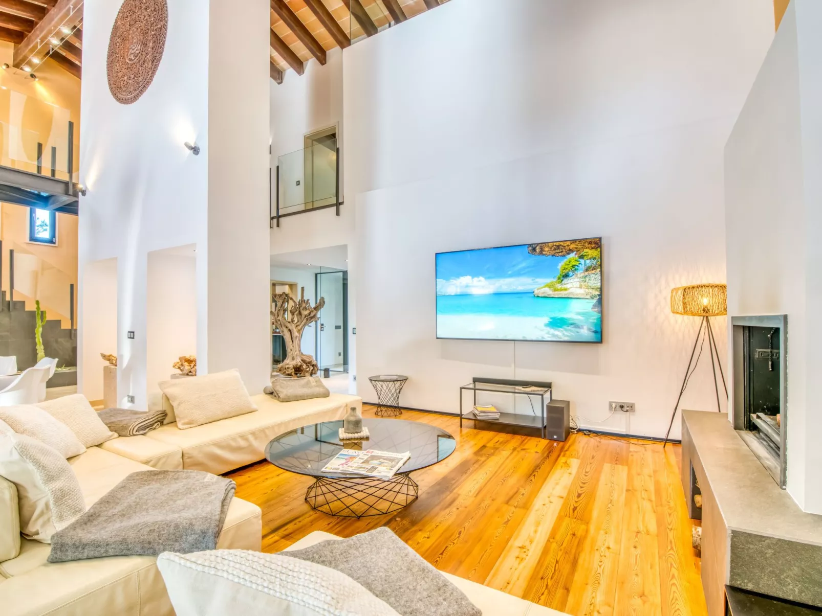 Nettes Ferienhaus in Felanitx mit Offenem Kamin-Draußen