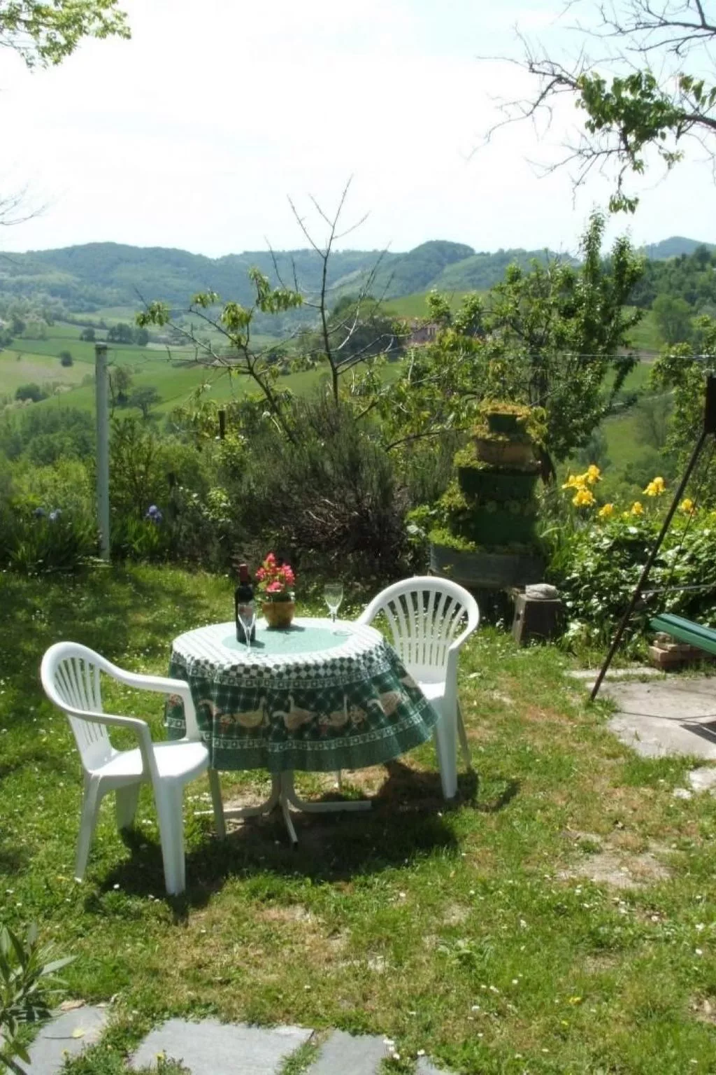 Mit Balkon für 3 Personen-Draußen