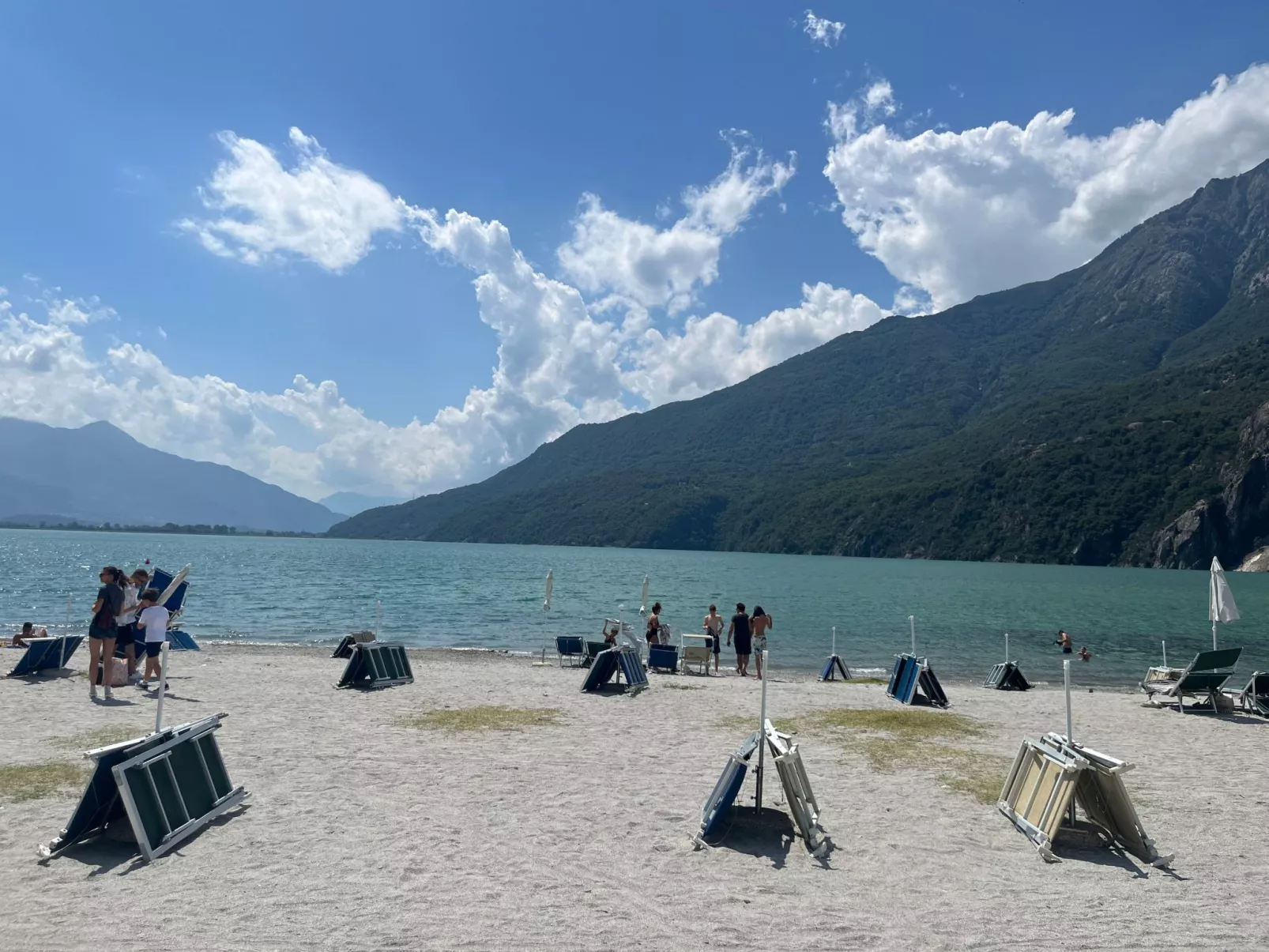 Vakantieappartement 'Willkommen am See'-Dehors