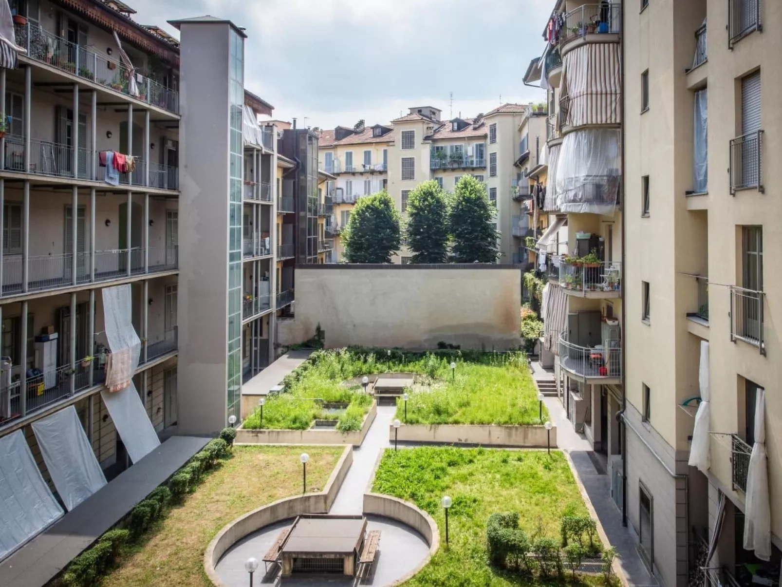 In der Wolkenwohnung Torino-Draußen
