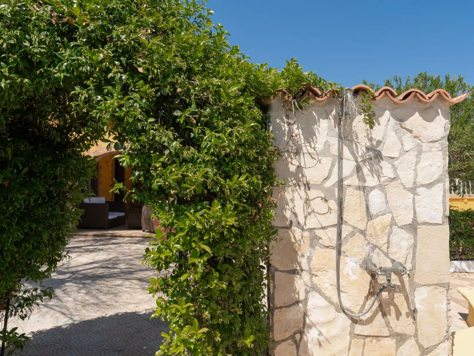 Villa Azzurra mit Pool - Draußen