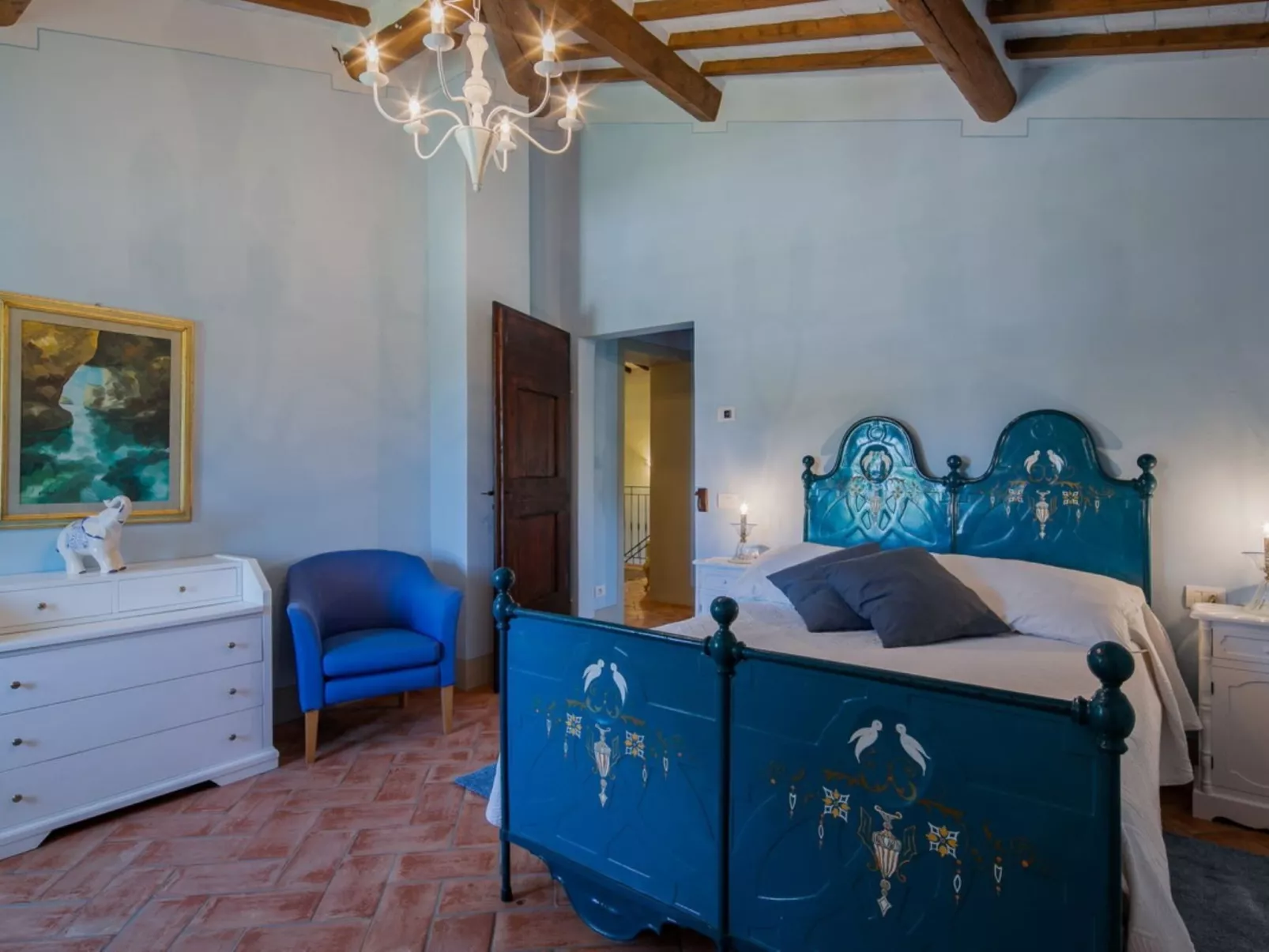 Elegante Villa mit privatem Pool in der Nähe von Cortona-Inside
