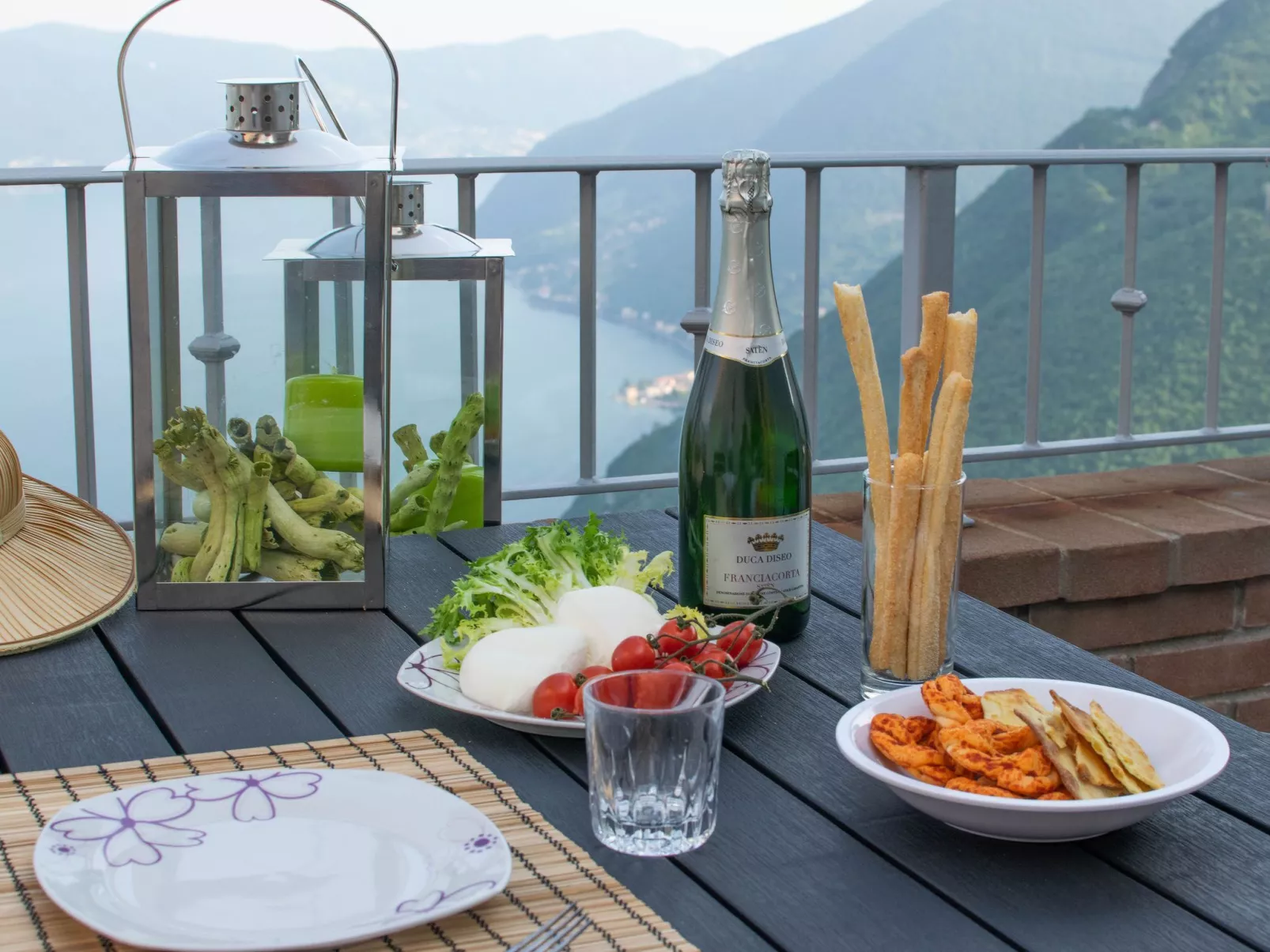 Wohnung mit Panaoramaterrasse und Pool-Draußen