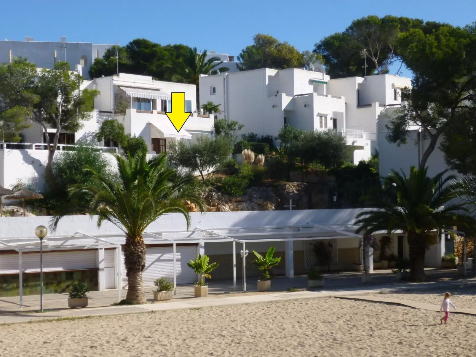 Wohnung in Cala D'or mit gemeinsamem Pool, Terrasse und Garten-Draußen