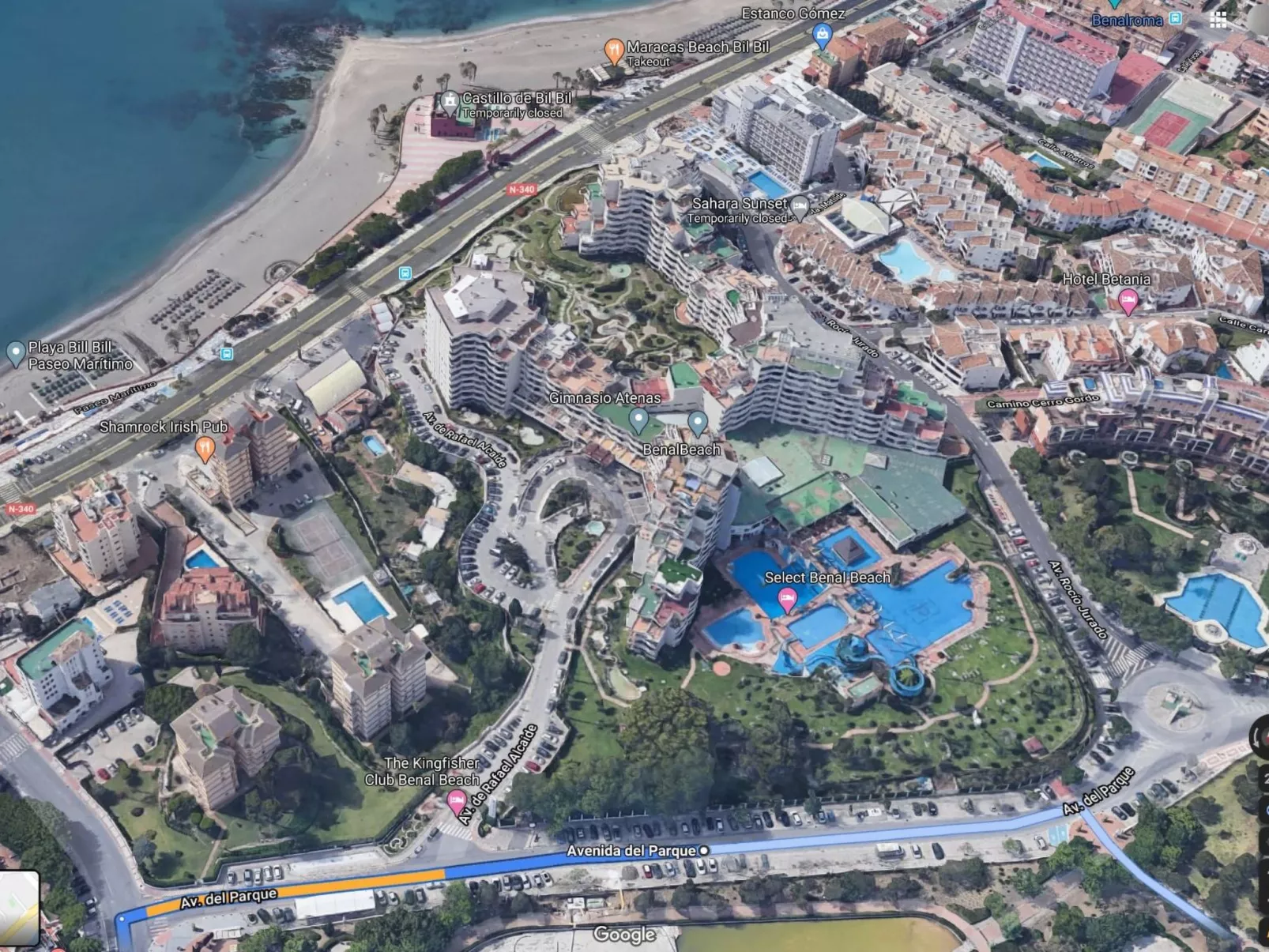 BENALBEACH DE LUXE an der BEACH FRONT LINE-Outside