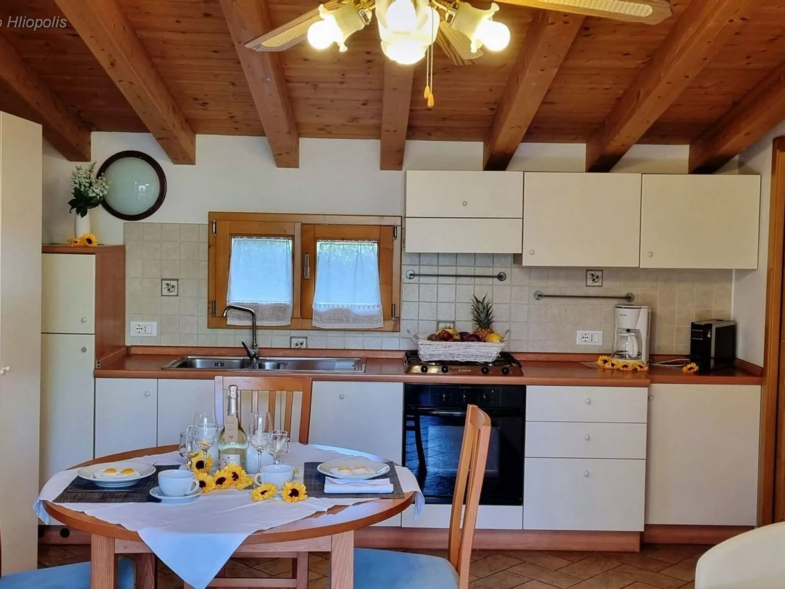 Cottage mit Terrasse-Dedans