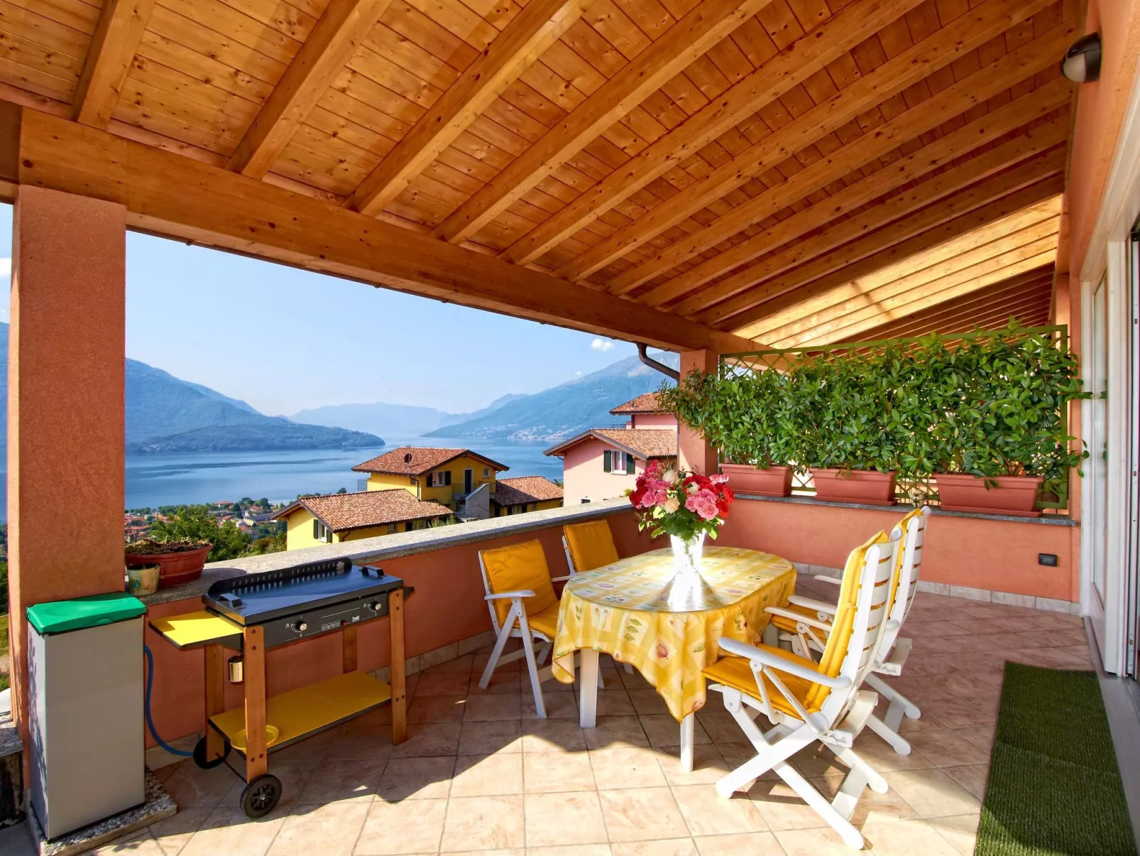 Türkisfarbenes Haus mit fantastischer Aussicht-Dedans