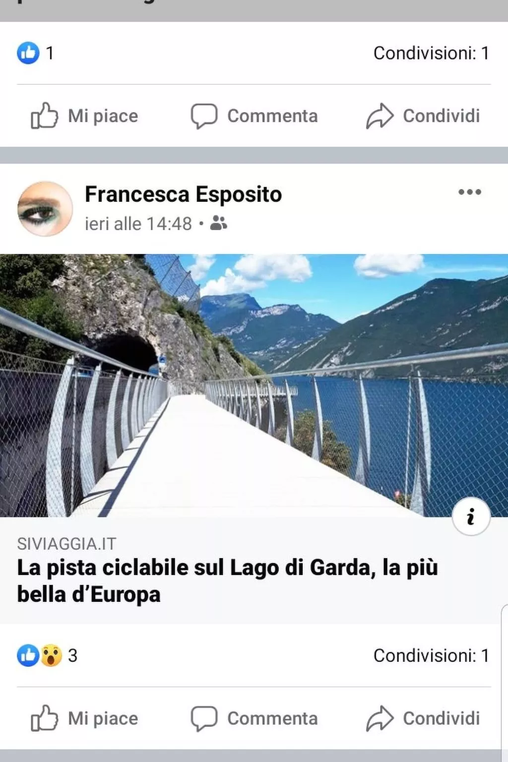 In einer Villa mit Garten und Blick auf den Gardasee-Outside