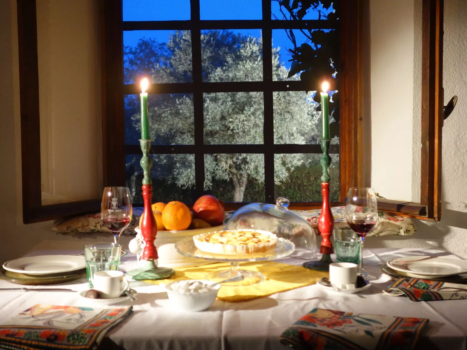 Gemütliche blaue Wohnung mit Garten-Inside