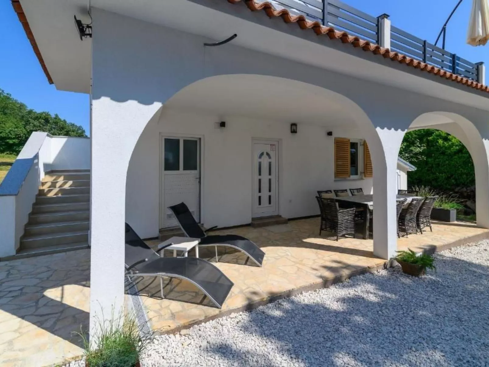 Charmantes Ferienhaus in Medulin, mit Pool...-Dehors