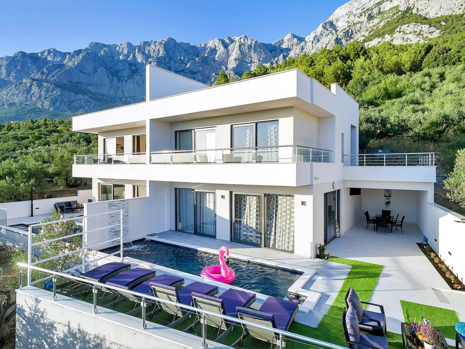 In Makarska mit Privatem Pool-Inside