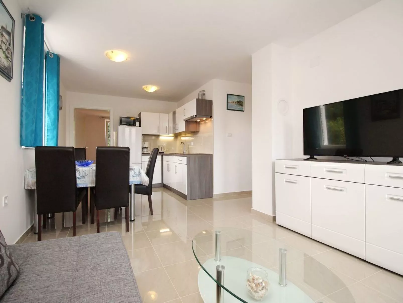 Wohnung in Baška mit Eigenem Balkon-Drinnen