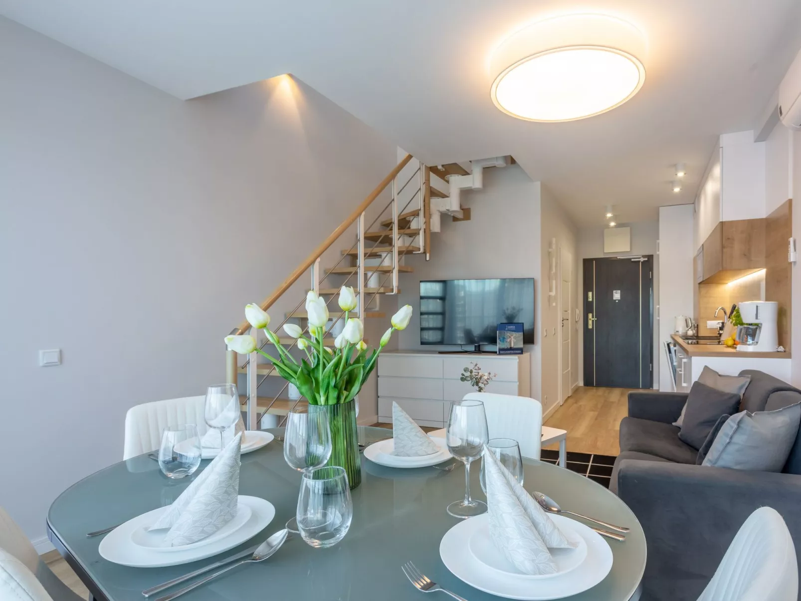 Helle Ferienwohnung Albus direkt am Strand-Image-tags.info